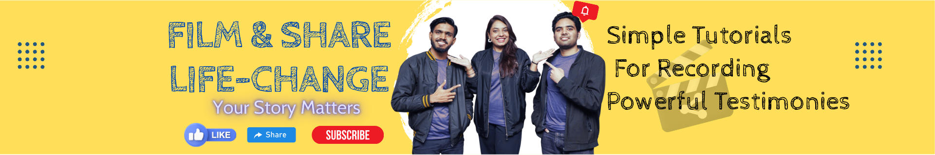 YouTube channel of Film and Share life-change